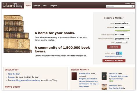 library thing|library things online catalog.